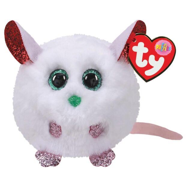 TY Brie the Mouse (Puffies Christmas Range)