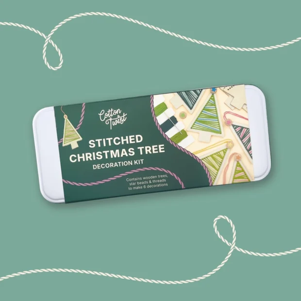 Stitched Christmas Tree Decoration Kit