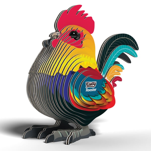 Rooster Eugy 3D Collectable Model
